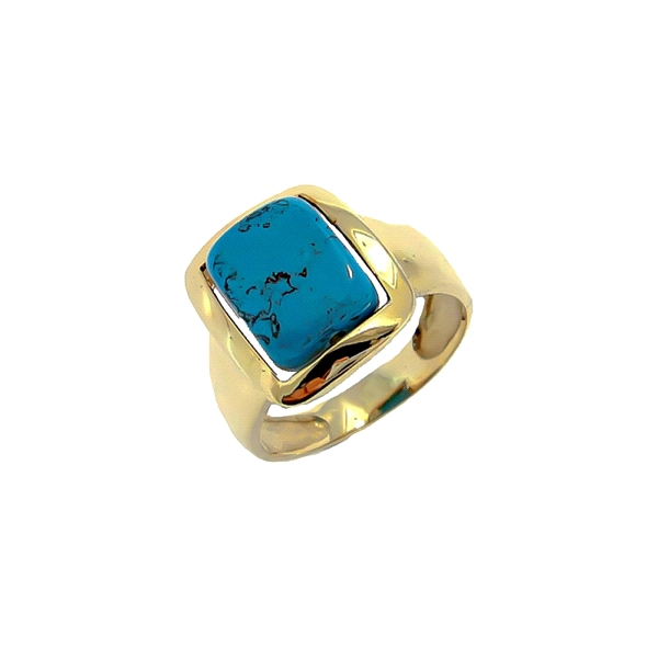 ANILLO CLASICO ORO 18 KTES. 9 X 11 MM