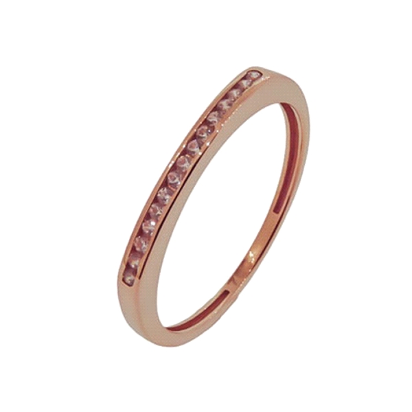 ANILLO MUJER ORO ROSA 18 KTES. 1.80 MM.,