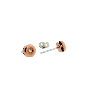 PENDIENTE 2 BRILLANTES 0.04 CT. ORO R