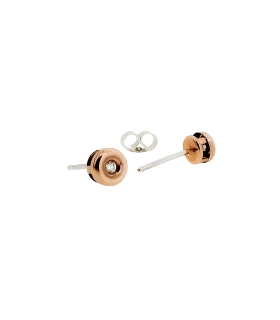 PENDIENTE 2 BRILLANTES 0.03 CT. ORO R