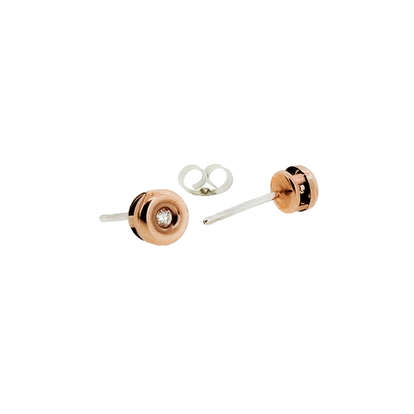 PENDIENTE 2 BRILLANTES 0.03 CT. ORO R