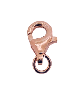 MOSQUETON ORO ROSA ORO 18 KTES. 9 X 5 MM