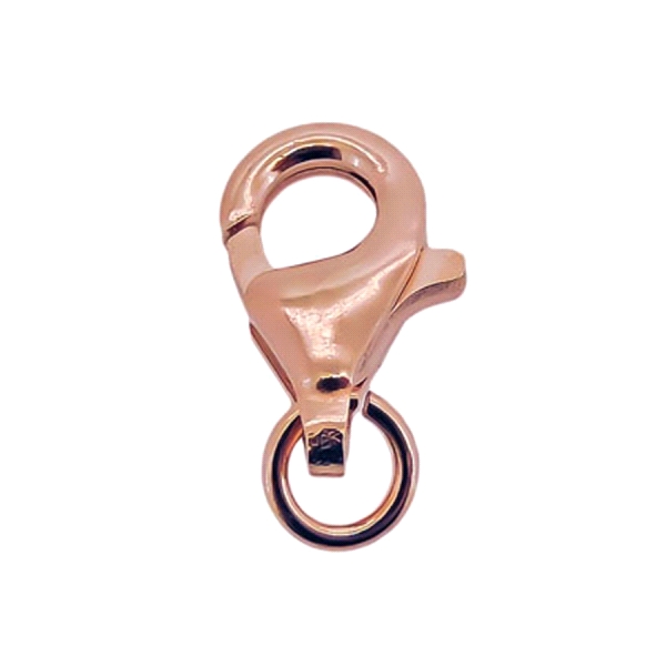 MOSQUETON ORO ROSA ORO 18 KTES. 9 X 5 MM