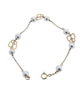 PULSERA COMUNION ORO 1ª LEY 16.5CM LARGO