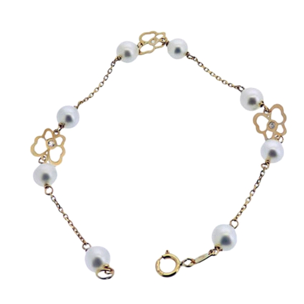 PULSERA COMUNION ORO 1ª LEY 16.5CM LARGO