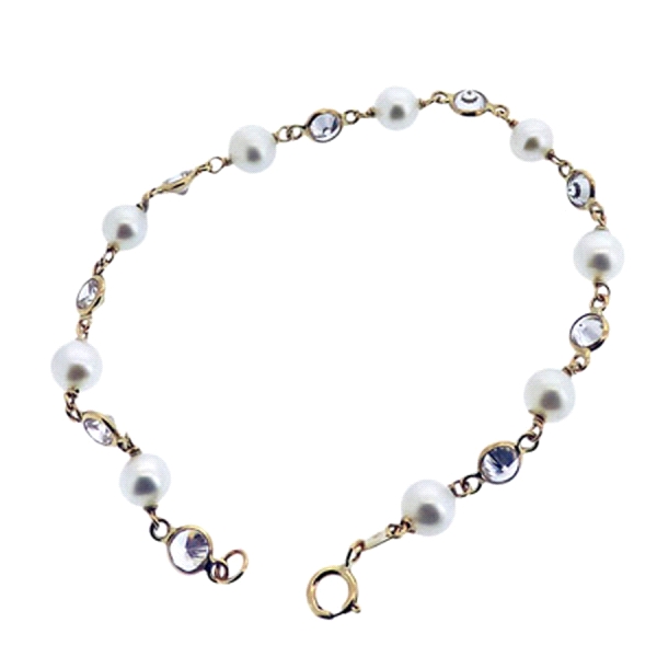 PULSERA COMUNION ORO 1ª LEY 16.5 CM LARG