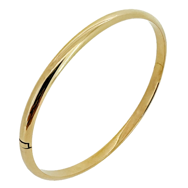 PULSERA MEDIA CAÑA ORO 18 KTES. 4 X 50 X