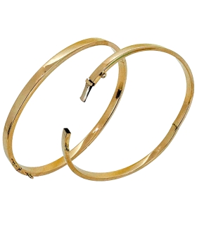PULSERA RIGIDA ORO 1ªLEY TABLA 4X2X55X60