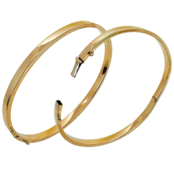 PULSERA RIGIDA ORO 1ªLEY TABLA 4X2X55X60