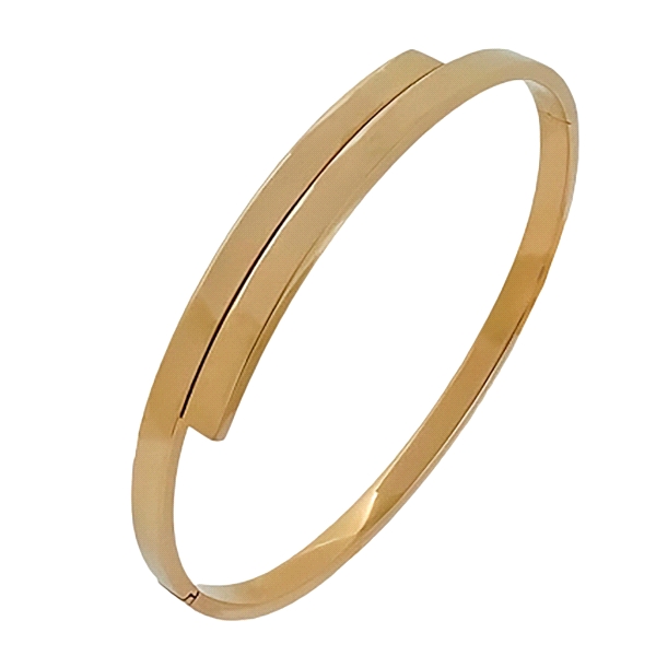 PULSERA RIGIDA ORO 18 KTES. 4 X 2 X 55 M
