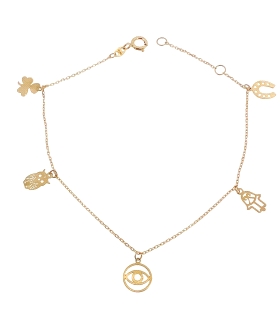 PULSERA DE LA SUERTE ORO 18 KTES. 18 - 1