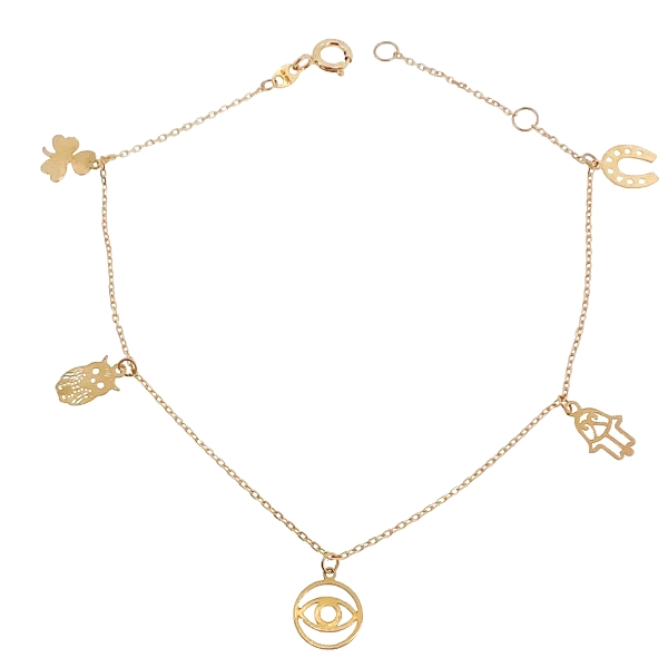 PULSERA DE LA SUERTE ORO 18 KTES. 18 - 1