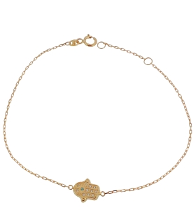 PULSERA MANO FATIMA ORO 18 KTES. 18 - 16