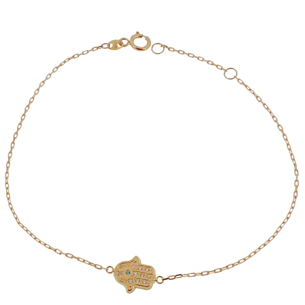 PULSERA MANO FATIMA ORO 18 KTES. 18 - 16