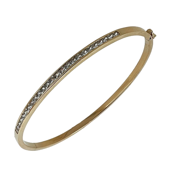 PULSERA MUJER RIGIDA ORO 18 KTES. 54X60