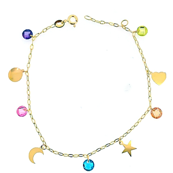 PULSERA MUJER BRIOLET ORO 1ª LEY 19-17CM