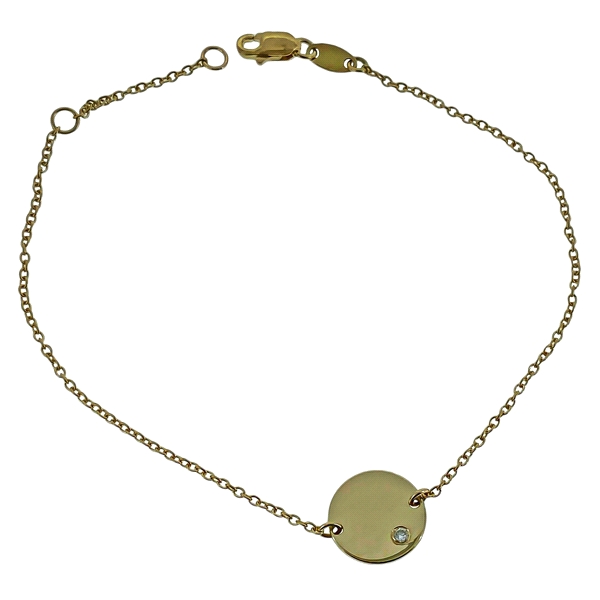 PULSERA JUVENIL ORO 18 KTES. BRILLANTE