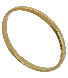 PULSERA MEDIA CAÑA ORO 18 KTES. 6 X 54 X