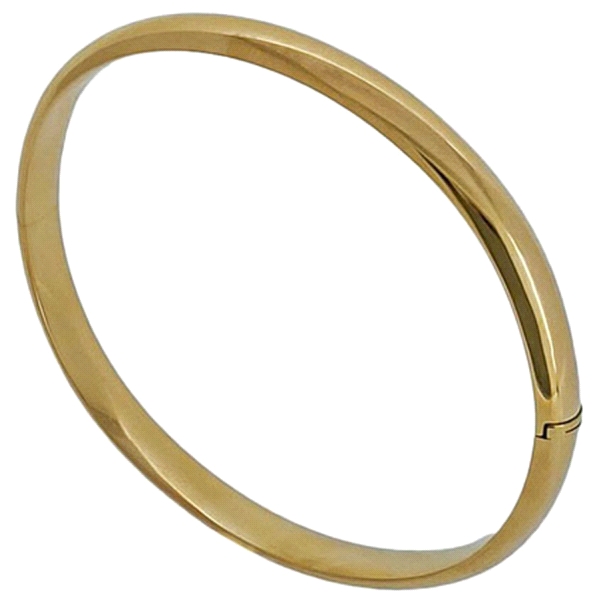 PULSERA MEDIA CAÑA ORO 18 KTES. 6 X 54 X