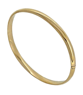 PULSERA MEDIA CAÑA ORO 18KTES. 5 X 54 X