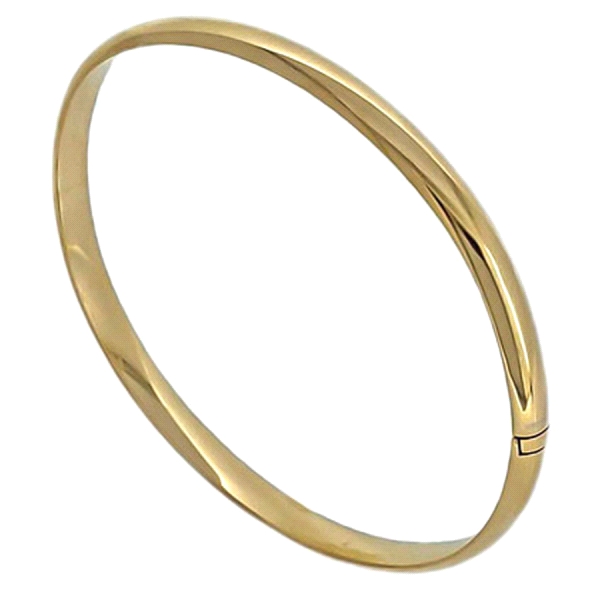 PULSERA MEDIA CAÑA ORO 18KTES. 5 X 54 X
