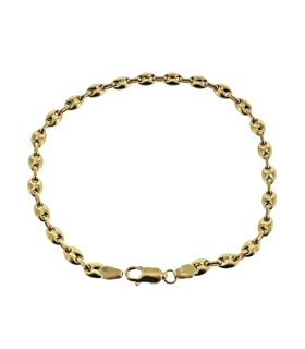 PULSERA BARCO ORO 1ª LEY 18,5 CM LARGO