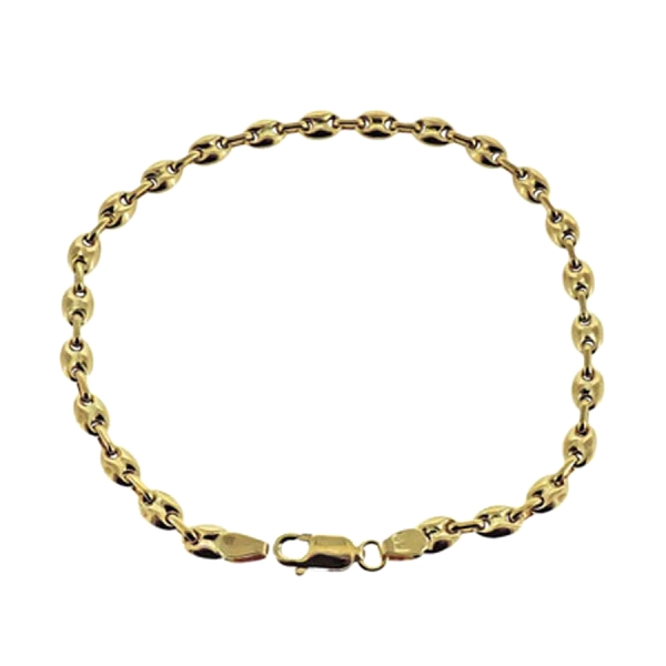 PULSERA BARCO ORO 1ª LEY 18,5 CM LARGO