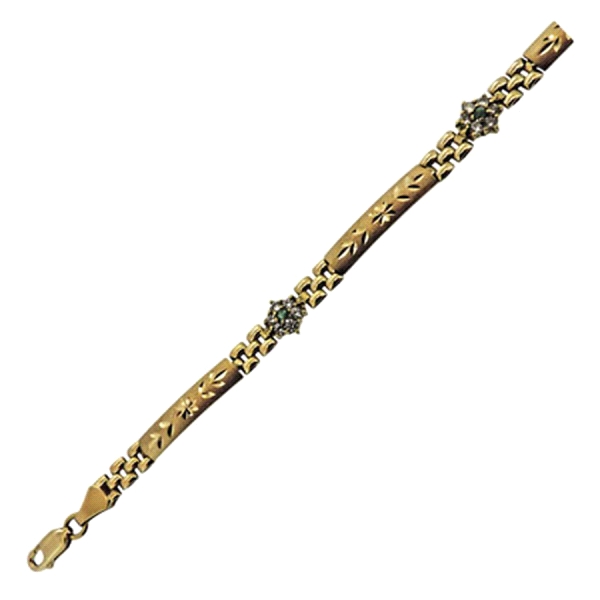 PULSERA SEÑORA ORO 1ª LEY 19CM LARGO