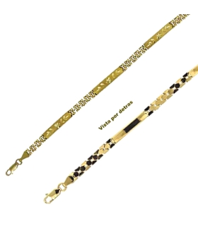 PULSERA SEÑORA ORO 1ª LEY 18,5 CM LARGO