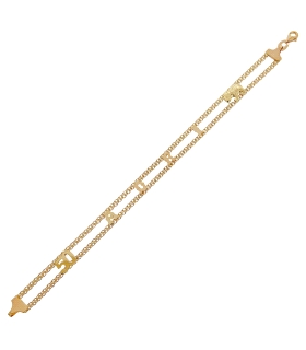 PULSERAS NOMBRE ORO 18 KTES. 19 CM