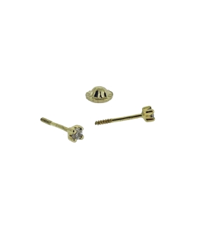 PENDIENTE BEBÉ ORO 18 KTES. 2,50 X 2.50