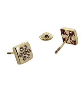 PENDIENTE CLASICO ORO 18 KTES. 5,70X 5,7