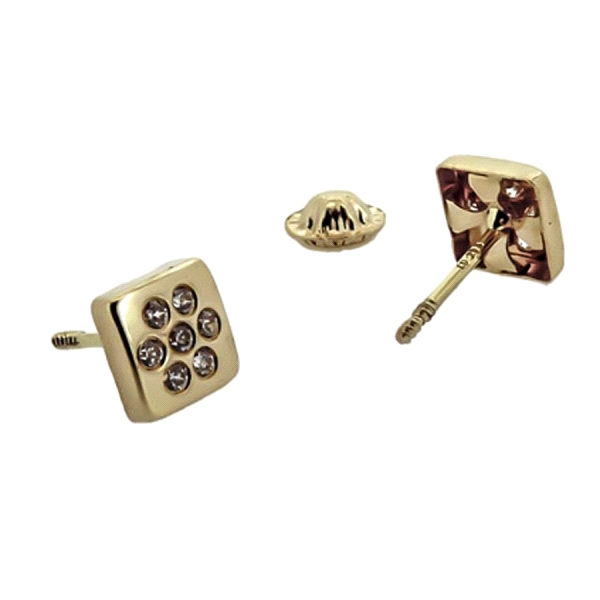 PENDIENTE CLASICO ORO 18 KTES. 5,70X 5,7