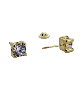 PENDIENTE UNISEX ORO 18 KTES. 5.50 X 5.5