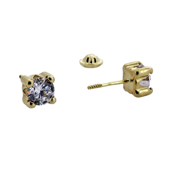 PENDIENTE UNISEX ORO 18 KTES. 5.50 X 5.5