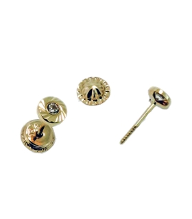 PENDIENTE UNISEX ORO 18 KTES. 4 MM. TALL