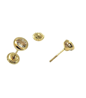 PENDIENTE UNISEX ORO 18 KTES. 5.50 MM