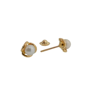 PENDIENTE NIÑA ORO 18 KTES. 6.50 MM. PER