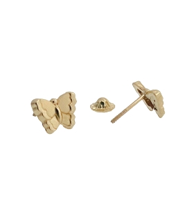 PENDIENTE MARIPOSA NIÑA ORO 18 KTES. 6.5