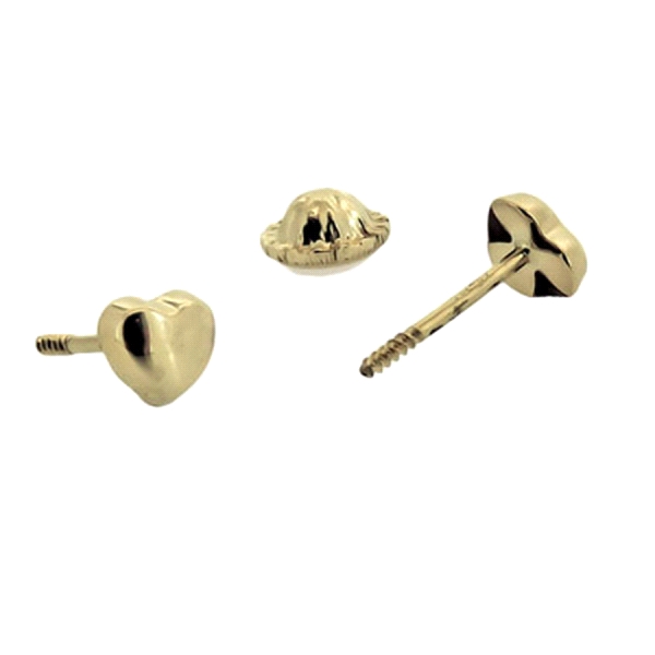 PENDIENTE CORAZON ORO 18 KTES.