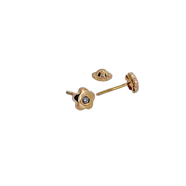 PENDIENTES BRILLANTES ORO PRIMERA LEY