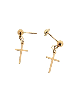 PENDIENTE UNISEX ORO 18 KTES. 3 MM