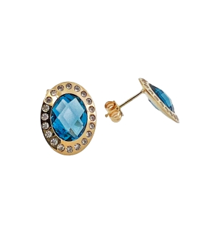 PENDIENTE CLASICO MUJER ORO 18 KTES. 15