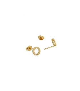 PENDIENTE JUVENIL ORO PRIMERA LEY 6.30MM