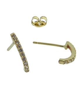 PENDIENTES JUVENILES ORO PRIMERA LEY
