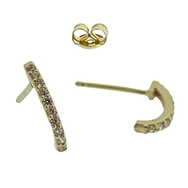PENDIENTES JUVENILES ORO PRIMERA LEY