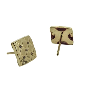 PENDIENTE JUVENIL ORO 1ª LEY 7,7 X 7,7