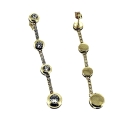 PENDIENTE NOVIA ORO 1ª LEY ZIRCONITAS