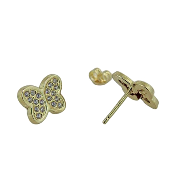 PENDIENTE MARIPOSA ORO 1ª LEY 7,20 X 9,5