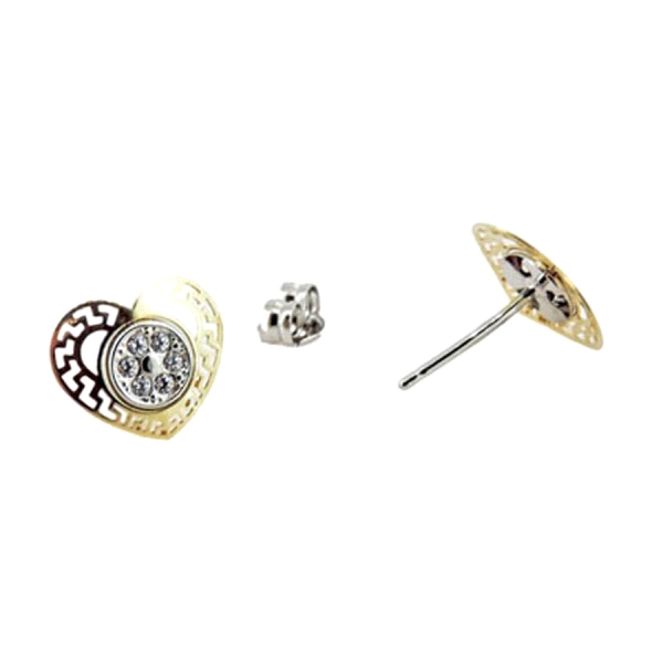 PENDIENTE COEAZON ORO 1ª LEY 9 X 8 MM ZI